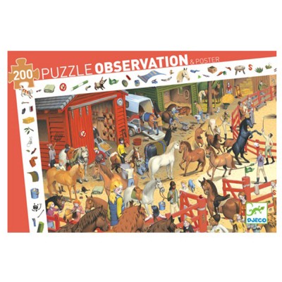 Puzzle observation Equitation