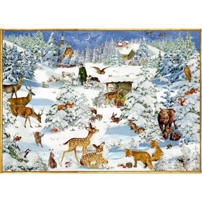 Puzzle Animals in the Snow