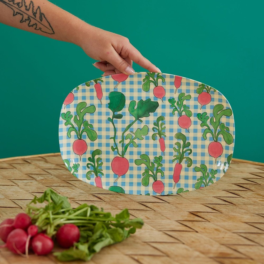 Ravishing Rice Assiette rectangulaire RICE Ravishing Radish