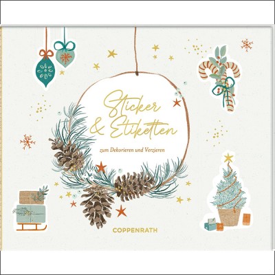 Etiquettes et stickers de Noël