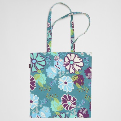 Tote bag Cosmos teal