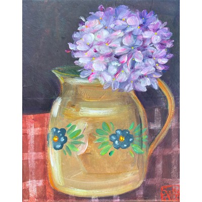 SA393 - Pichet à l'hortensia