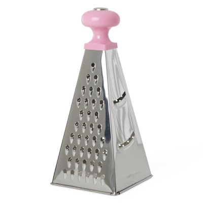 Râpe en inox (poignée rose)