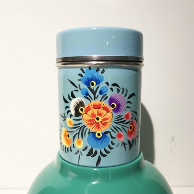 Boîte à thé Folk bleu ciel PM