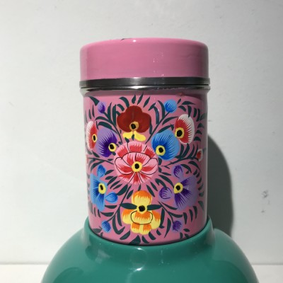 Boîte à thé Folk rose PM