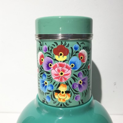 Boîte à thé Folk vert PM