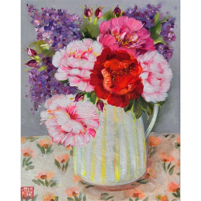 SA412 - Lilas et pivoines