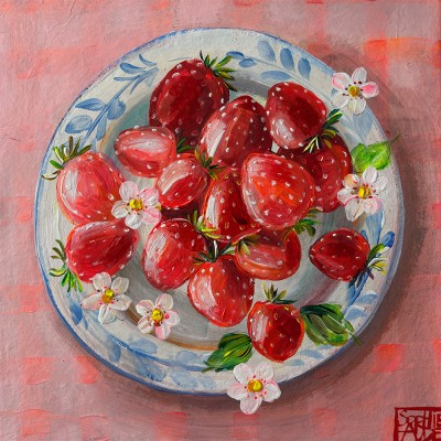 SA403 - L'assiette de fraises