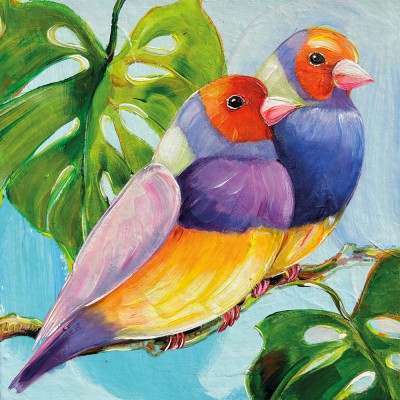 20 serviettes en papier...