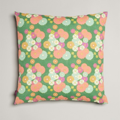 Coussin toile Mellow green