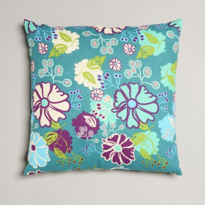 Coussin toile Cosmos teal