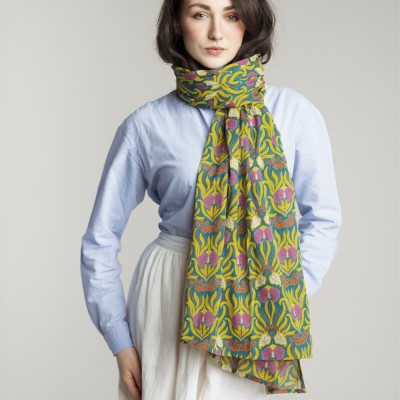 Etole voile de coton Muguet...