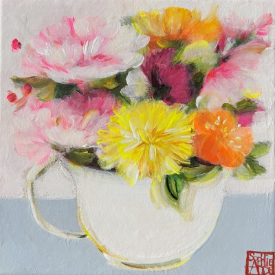 SA423 - Tasse aux fleurs