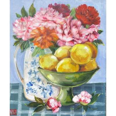 SA430 - Les pivoines aux...