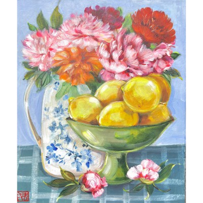 SA430 - Les pivoines aux...