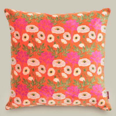 Grand coussin carré Poppy...