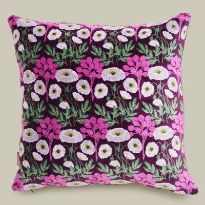 Grand coussin carré Poppy fig