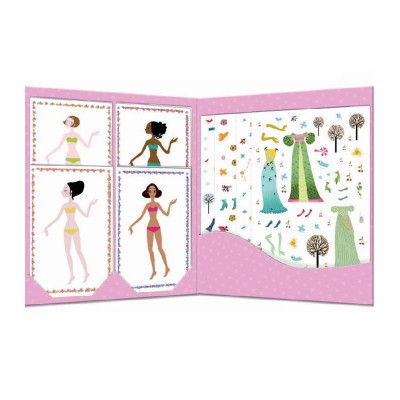 Stickers et Paperdolls Robe des 4 saisons